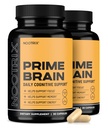 Nootrix Prime Brain Nootropic Supplement | Unterstützt Gedächtnis, mentalen Fokus, kognitive Gesundheit & Energie | Fördert gesunde Stimmung & Gehirnfunktion | Ginkgo Biloba, Löwenmähne & L Theanin | 60 Kapseln