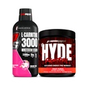 PROSUPPS L-Carnitin 3000 Stimulant Free Liquid Shots (Dragon Fruit) und Mr Hyde Signature Serie Pre-Workout Energy Powdered Drink (Fruit Punch) Bundle