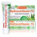 De La Cruz 1% Hydrocortison Creme - Maximale Stärke - topische Anti Itch Hydrocortison Creme mit Aloe Vera und Moisturizer für trockene Haut, Redness, Dermatitis, Eczema und Rashes - 1 OZ (28g)