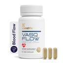 Xtendlife VasQFlow Nitric Oxid Booster - für Zirkulation, Blutfluss, Herz- und Muskelunterstützung-mit Red Spinat Extract & Aged Garlic - 1 Monat Versorgung (90 Count)