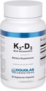 Douglas Laboratories K2-D3 mit Astaxanthin - Antioxidative Unterstützung für Knochen, Immunfunktion und Gefäßgesundheit * - Mit Menaquinon-7 & D Vitamin - 30 Vegetarische Kapseln