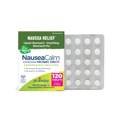 Boiron NauseaCalm Relief für Upset Stomach, Übelkeit und Vomiting aufgrund Stomach Flu, Überindulgence oder Motion Sickness - Nicht-Drowsy - 120 Count (2 Pack von 60)