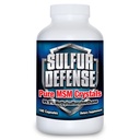 Sulfur Defense Opti-MSM 99.9% Pure MSM Powder Capsules, Made in USA, Organic Methylsulfonylmethan, non-GMO, Gluten-Free, Immunsystem Booster, Beruhigt Gelenkschmerzen, Jüngere Haut, Haar, Nägel, 180 caps