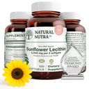Natural Nutra Sunflower Lecithin 2000 mg Supplement, Unterstützt Stillende Mütter mit gesteckter Milch Duct Relief, Leber & Gehirn Health Booster, Soja Free, Non-GMO, Gluten-Free, 120 Softgels (2 Pack)