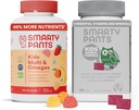 SmartyPants Kids Multivitamin Gummi & Kids Mineral Chews: Multivitamin mit Omega 3 Fischöl (EPA/DHA) und Multimineral mit Magnesium Citrat & Calcium, 30 Tage Versorgung Jede