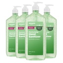Basic Care - Aloe Vera Hand Sanitizer 62%, 34 fl oz (Pack mit 4)