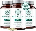 Qualia NAD Supplement — Klinisch getestet, um NAD+ bis zu 67% zu steigern. Optimiertes Altern, Energie, Fokus. Elite NAD+ Booster Zutaten: Nicotinamid Riboside (NIAGEN,) Niacin, Niacinamid (3 Month Supply)