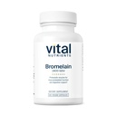 Vital Nährstoffe Bromelain 2400 GDU | Vegan Bromelain Ergänzung zu Protein-Digestion* | Verdauungsenzym aus Ananas | Gluten, Dairy, Soy Free | Non-GMO | 60 Kapseln