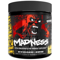 Mutant Madness | Pre Workout Powder Performance and Pump Blend Inklusive L-Citrulline, Beta-Alanine, Taurine, L-Tyrosine (Lemonade)