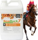 SeaBuck 7 Equine Ergänzung für Pferde mit Sea Buckthorn zur Verbesserung der Pferdegesundheit (3-6 Wochen Versorgung, 1 Gallon) – Unterstützt gesundes Essen & Digestion, Erhöhte Energie/Focus, & Shiny Coats für Pferde