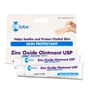 (2 Pack) Globe Zinkoxid Salbe 20%, 2 Unze Tube (Gesamt 4 Unze) Fortgeschrittener Hautschutz, Für Diaper Rash, Relief von Gift Ivy, Sumac & Eiche, Schützt vor Nasse, Schützt gefütterte Haut