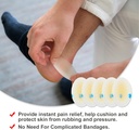 Blister Kissen (15PCS) Gel Hydrokolloid Seal Bandagen für Finger, Zehen, Heels - Wasserdichte Blister Prevention Pads, Ultra-Thin Adhesive