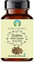 Gokhru Extract 500mg - 60 Vegetarische Kapseln|Tribulus Terrestris| Alle natürlichen | 100% Vegan | Glutenfrei | GMP zertifiziert