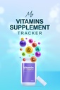 My Vitamins Supplement Tracker: Wöchentliche Protokoll von Nahrungsergänzungsmitteln und Vitamin-Einnahme, Logbuch