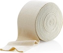 Elastische Tubular Support Bandage Größe B, 10M Box - Natürliche Farbe (2.5" X 33 Fuß) für große Knie Unterstützung Bandage -Medium Oberschenkel, Baumwolle Spandex