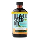 Schwarzes Seed Oil 8 Oz - Premium Nigella Sativa kalt-gepresstes türkisches Schwarzes Cumin Öl - Hohe Stärke 3X Thymoquinone - Natürliche Unterstützung - Super Food