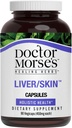 Doctor Morse's Liver/Skin Care Supplement - Natural Digestive System Health & Elimination Support - Naturopath Formuliert - Milk Thistle Seed, Burdock, Bayberry, Dandelion Root - 90 Kapseln