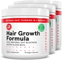 iRestore Hair Growth Supplement – Natürliche DHT Blockers & Multivitamin Blend – Vegan, Non-GMO, 90 Kapseln – unterstützt Thicker, stärkeres Haar für Männer und Frauen – 3-Pack