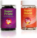 Pilz-Ergänzungen, Verdauung / Immunität Bundle, Super Prune 30 Count Gummies + Super Shield 60 Count Capsules