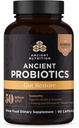 Antike Ernährung Probiotics, Gut Restore 90ct mit Ginger und Fenugreek, unterstützt Verdauungsfunktionen, reduziert Durchfall, Verstopfung, Gas und Bloating, Superfoods Blend, 50 Billion CFUs*/Serving