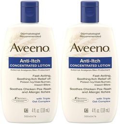 Aveeno, Anti-Itch Konzentrierte Lotion, 4 fl oz- Pack von 2