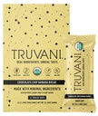 Truvani Plant Based Snack Bars | Chocolate Chip Banana Brot 12 Pack | 5g Protein | USDA Organic and Vegan | Die einzige Bar | Dairy, Soy, und Gluten Free | Individuell Wrapped