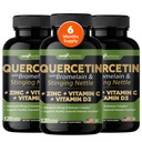 Gade Nutrition Quercetin mit Vitamin C, Zink & Sting Nettle - Nettle Quercetin - Quercetin 500mg - Quercetin mit Bromelain - Zink Quercetin + Vitamin D3-360 Veggie Caps - 6 Monate Versorgung