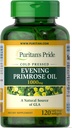 Puritans Pride Abend Primrose Öl 1000 Mg mit Gla, 120 Zähler
