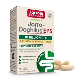 Jarrow Formulas Jarro Dophilus Probiotics 10 Billion CFU - Probiotische Ergänzung Kapseln für Verdauungsgesundheit & Gut Gesundheit für Frauen und Männer, 60 Veggie Kapseln, Bis zu 30 Tage, Regal Stabil