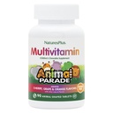 NaturesPlus Tierparade Sugar-Free Children's Multivitamin - sortierte Kirsche, Grape & Orange Flavors - Paket von 2, 90 Kautabletten - 90 Gesamt Servietten