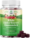 Natures Craft Sambucus Elderberry Gummies für Kinder Gesundheit - Delicious Black Elderberry Gummies mit Zink und Vitamin C für Kinder Immununterstützung - Gelatin und Gluten Free Non-GMO Immunität Support 90