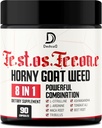 90 Kapseln - 8in1 Horny Tor Weed für Männer, Tribulus Terrestris, L-Arginin, Maca Root, Tongkat Ali, Beet Root - Energy Workout Muscle Strength Support