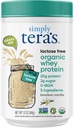einfach teras Lactose Free Organic Whey Protein Powder - Lactose Free, Vanille, 20g Protein Per Serving, Non-GMO, Gluten-Free, rBGH-Free, Kosher - 12 Oz.
