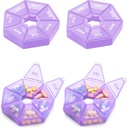 Wöchentliche Pille Organizer Große 7 Tage Pille Box Organizer Tägliche Medizin Fall für Vitamin Fisch Öl Pillen ergänzt Arthritis Freundlich