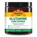 Country Life Glutamine Pure Powder - 5000mg L-Glutamin - Muskelgewebe, Gut Health, Immununterstützung - Glutenfrei zertifiziert - Ideale Vor/Post Workout Aminosäure Supplement, 55 Portionen, 9.7oz