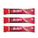 CLIF BLOKS - Energy Chews - Erdbeer- Non-GMO - Pflanzenbasierte Lebensmittel - Schneller Kraftstoff für Radfahren und Running-Workout Snack (2.1 Unnce Packet, 3 Count)