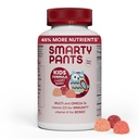 SmartyPants Kids Multivitamin-Gummi: Omega-3-Fischöl (EPA/DHA), Vitamin D3, C, Vitamin B12, B6, A, K & Zink für die Immununterstützung, Biotin, Trauben, Kirschen- und Beerenaromen, 120 Zählung (30-Tage-Versorgung)