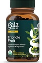 Gaia Kräuter Triphala Fruit - Unterstützt Verdauungsgesundheit - Reinigt Ihr System* - mit Amla Fruit, Belleric Myrobalan und Chebulic Myrobalan - 60 Vegan Capsules (30-Tage-Versorgung)