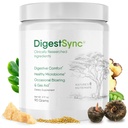 DigestSync Verdauungsergänzung für Gut Gesundheit - Natürliches Pulver für Verdauungsunterstützung, Bloating Relief für Frauen & Männer, 100% natürliches grünes Pulver - 1 Monat Versorgung