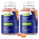 Viteey Glucose Gummis - 4 g Kohlenhydrate - Schnell wirkende Alternative zu Glucose-Tabletten - Energie- und Blutzuckerunterstützung - Vegan, glutenfrei, gelatinefrei - 120 Zählung