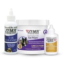 Zymox Enzymatic Ear Wipes, Ear Cleanser, & Otic Plus Ear Solution Hydrocortisone Kostenlos für Hunde und Katzen - Produkt Bundle - für Schmutz, Wachs, Smelly Ohren und zu beruhigen Ohr Infektionen