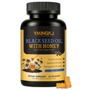 Schwarzkümmelöl-Gummien mit Biotin & ACV, Vitamin C, Kurkuma & Honig - unterstützt Immunsystem, strahlende Haut & Verdauungs-Wellness - Vegan, Pektin-basiert - 60 Gummies (30-Tage-Versorgung)