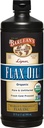 Barlean's Organic Lignan Omega 3 Flaxseed Oil Liquid Supplement für Männer und Frauen, Kalte Presse Flax Seeds, 7230mg ALA Fatty Acid, Vegan und Gluten frei, 32 oz