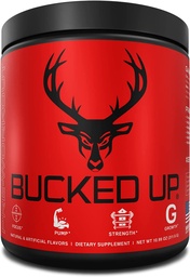 Bucked Up Pre Workout 6 Gramm Citrulline, 2 Gramm Beta Alanine und 3 weitere eingetragene Marken Zutaten (Red Raz)
