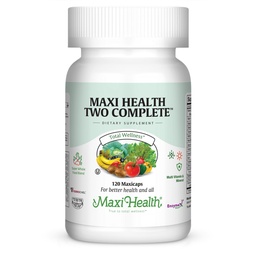 Maxi Health Two Complete - Multivitamine und Mineralien - Volle Potenz - 120 Kapseln - Kosher