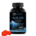 Antarctic Krill Oil 1000mg Softgels mit Astaxanthin - Omega-3 EPA & DHA Supplement für Herz, Gehirn und Gelenkgesundheit in Form von Phospholipiden - 60 Vanille-Aroma Softgels