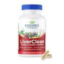 Ridgecrest Kräuter LiverClean, Kräuter Liver Support Supplement, Blessed Thistle, Dandelion, Detox, Saubere Unterstützung, Gesunde Bile (60 Caps, 30 Serv)