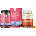 Bundle of G Curve Horny Goat Weed für Frauen für Enhanced Energy Mood und Performance und Turmeric Gummis für Erwachsene Peach Flavor - Extra Strength Joint Support Gummis