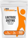 BulkSupplements.com Lactase Enzym (3000 ALU) Pulver - Lactase Enzymergänzung, Verdauungsunterstützung - Glutenfrei, 1g pro Servierung, 1kg (2.2 lbs) (Pack von 1)