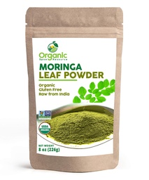 Organic Moringa Powder - 8 oz (226g) | USDA Organics, Non-GMO, Kosher, Halal, Moringa Olifera Powder - 100% Raw and Natural, von SHOPOSR